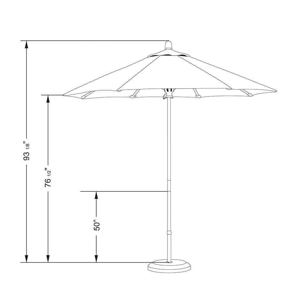 Classic 7.5 ft Market Umbrella D658