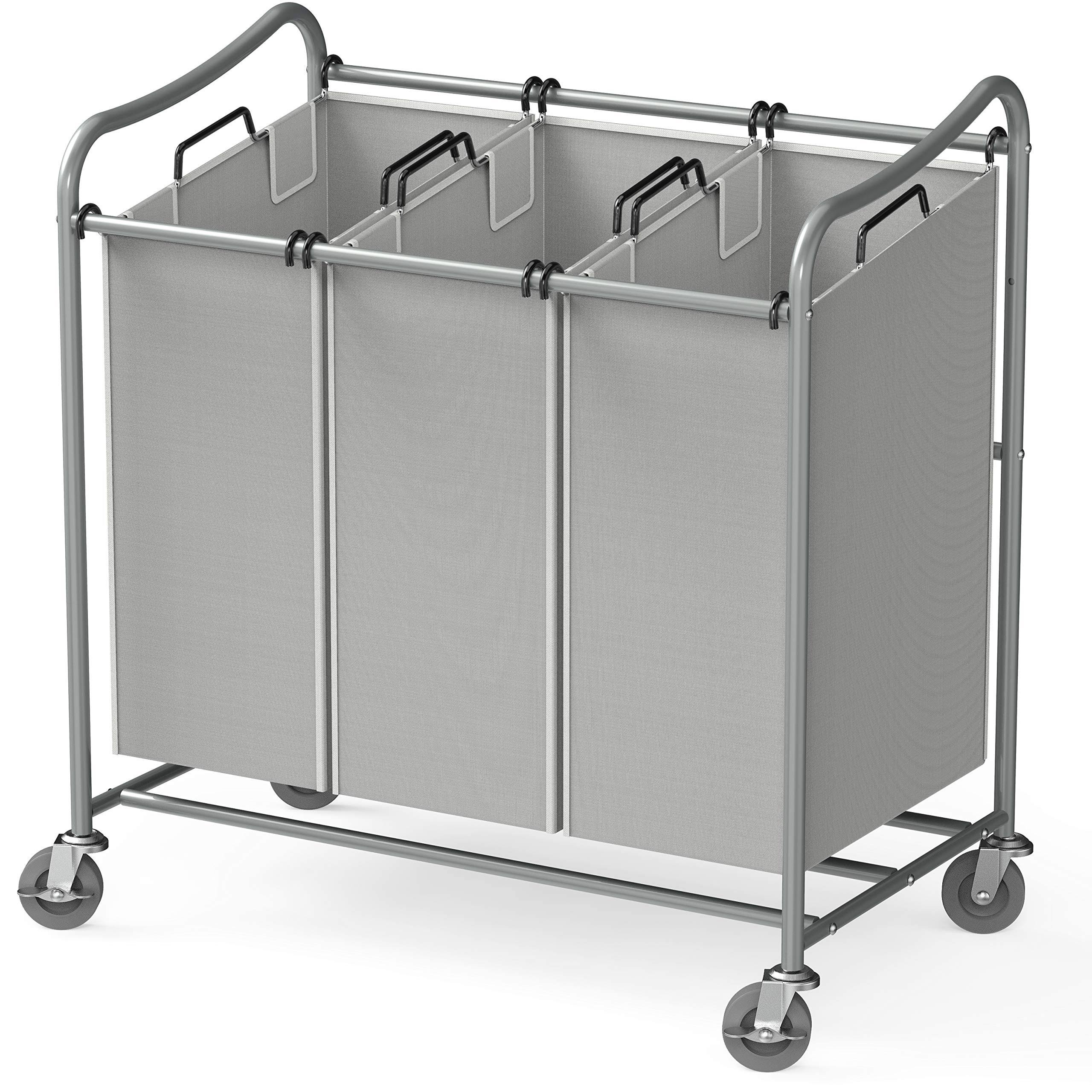 3-Bag Laundry Sorter Cart K52550
