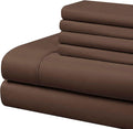 Queen Size 6 Piece 100% Egyptian Cotton Bed Sheet Set C6660