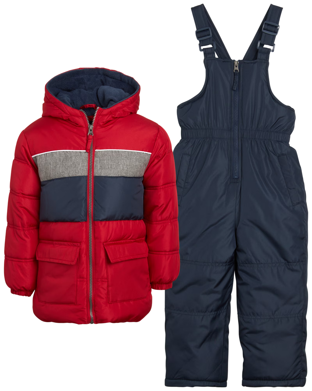 2 Piece Heavyweight Insulated Ski Jacket and Snow Bib N6250