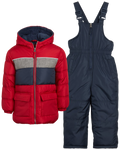 2 Piece Heavyweight Insulated Ski Jacket and Snow Bib N6250