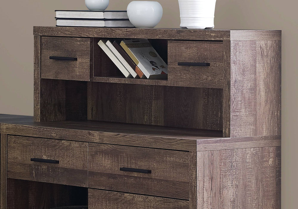 Grey Reclaimed Wood Computer Desk J1891
