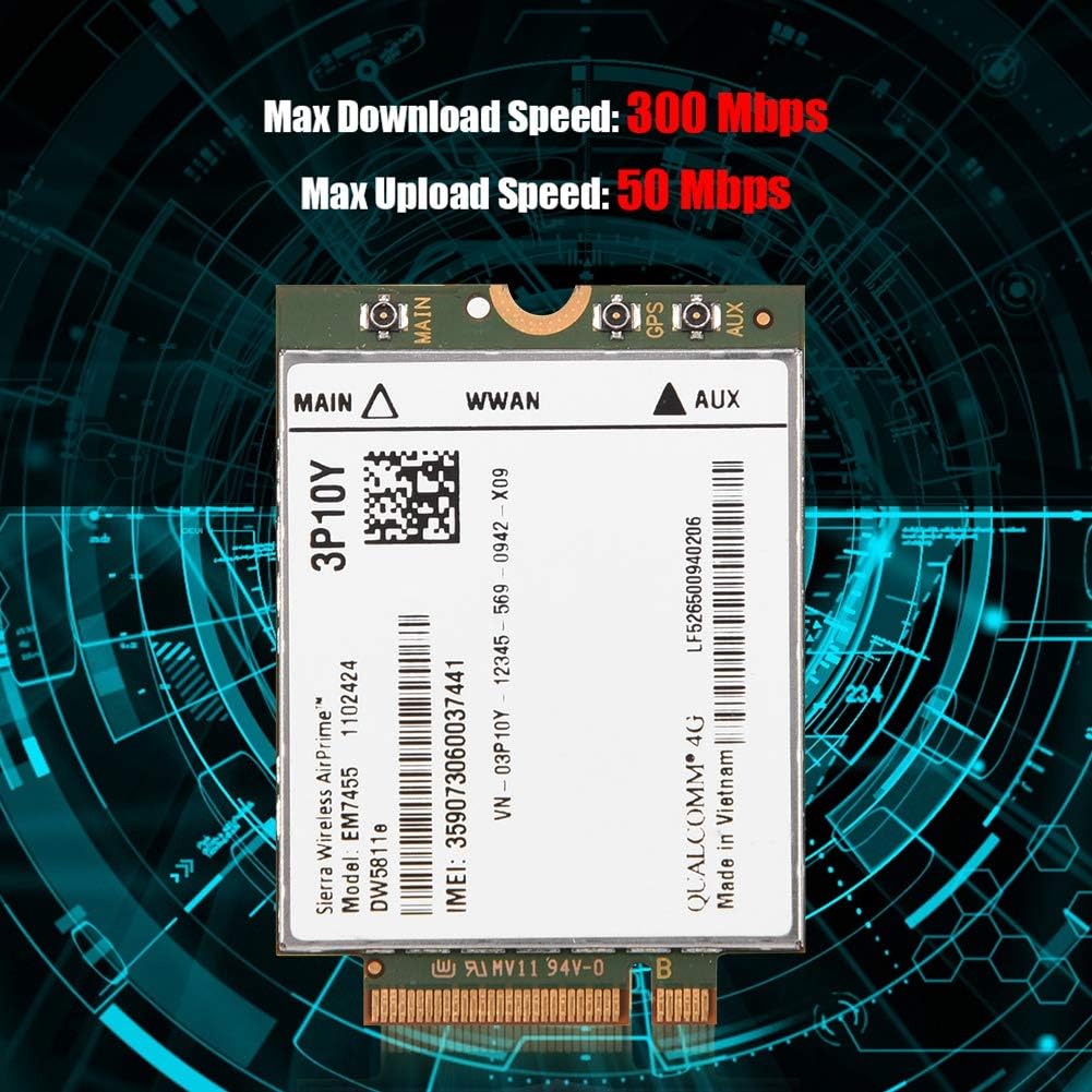 4G LTE WWAN NGFF Card Module Pack of 2 E158759