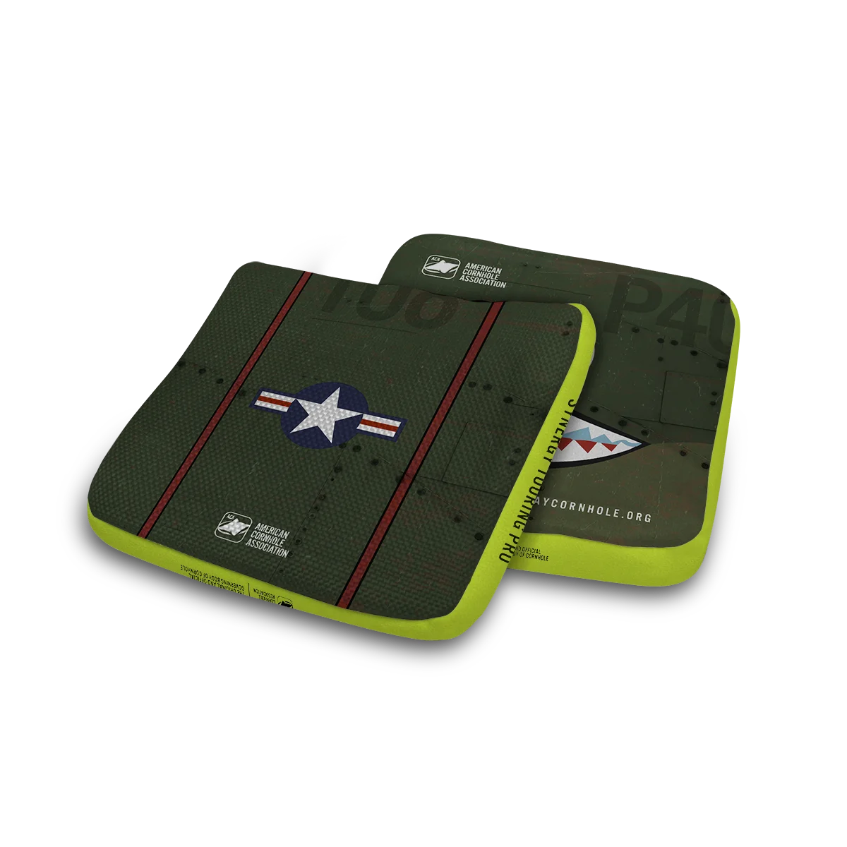 6-in ACA American Cornhole Association Official Regulation Bags Dual Sided Edge Technology Synergy Touring Pro T78108