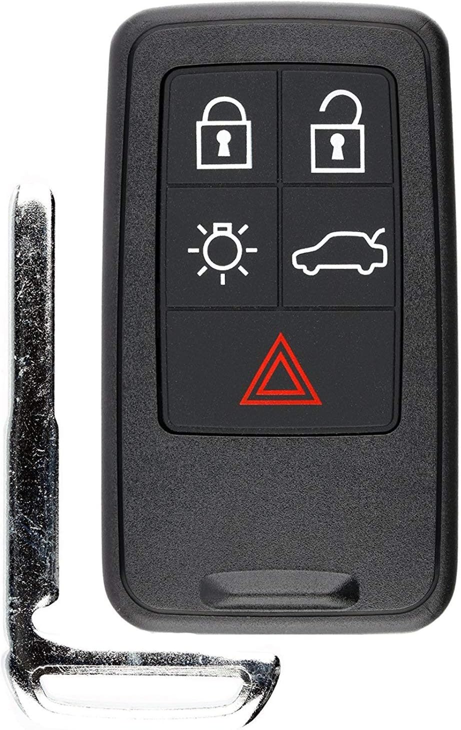 Keyless Entry Remote Control Car Key Fob Uncut Key Blade (Pack of 2) T26166