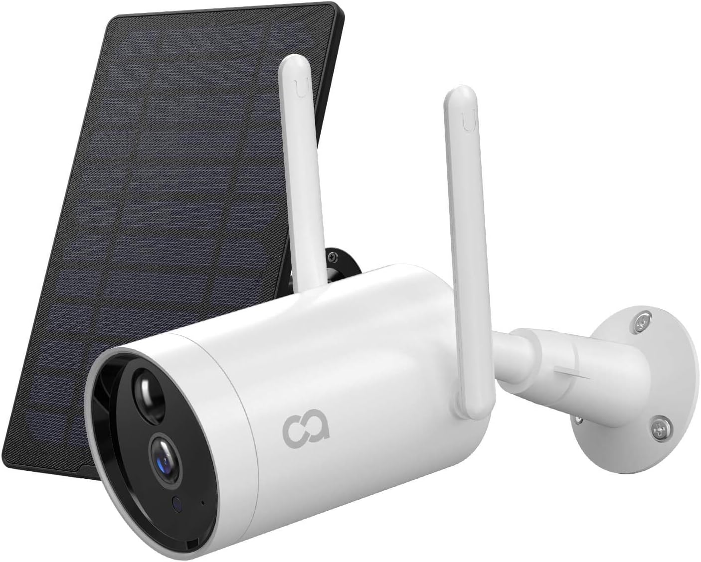 Wireless Solar Powered 1080P Outdoor Security Camera with Night Vision H445095