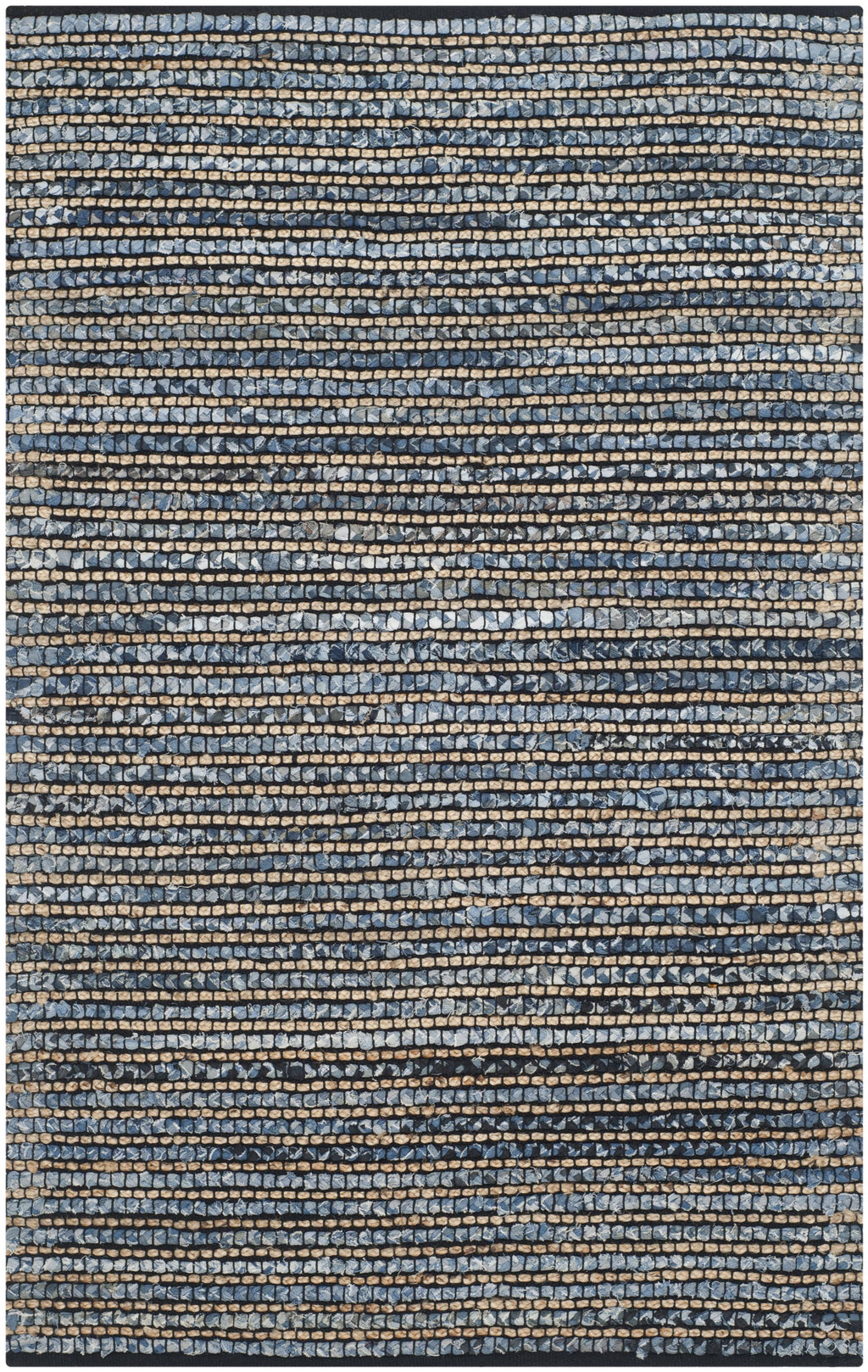 Blue Area Rug 2-ft 3-in x 4-ft I1372