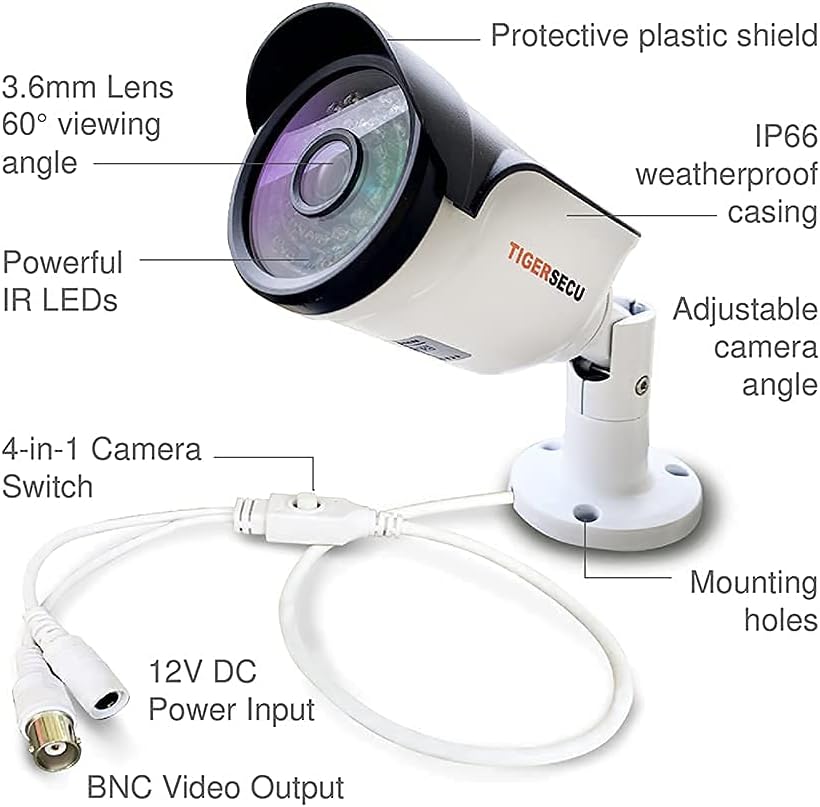 Super HD 1080P Hybrid 4-in-1 Security Camera Y379