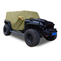 Green Hardtop Car Cover for Jeep Wrangler 2 Door L15791