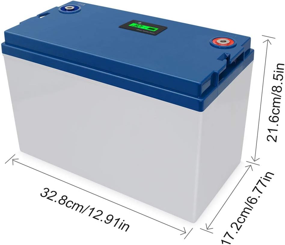 Rechargeable 12V 100Ah Lithium Iron Phosphate Deep Cycle Battery Pack J4173