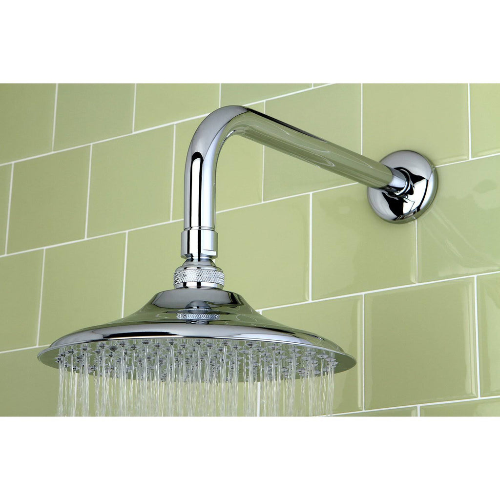 Brushed Nickel 5-1/4-Inch Shower Head with Shower Arm Q667008