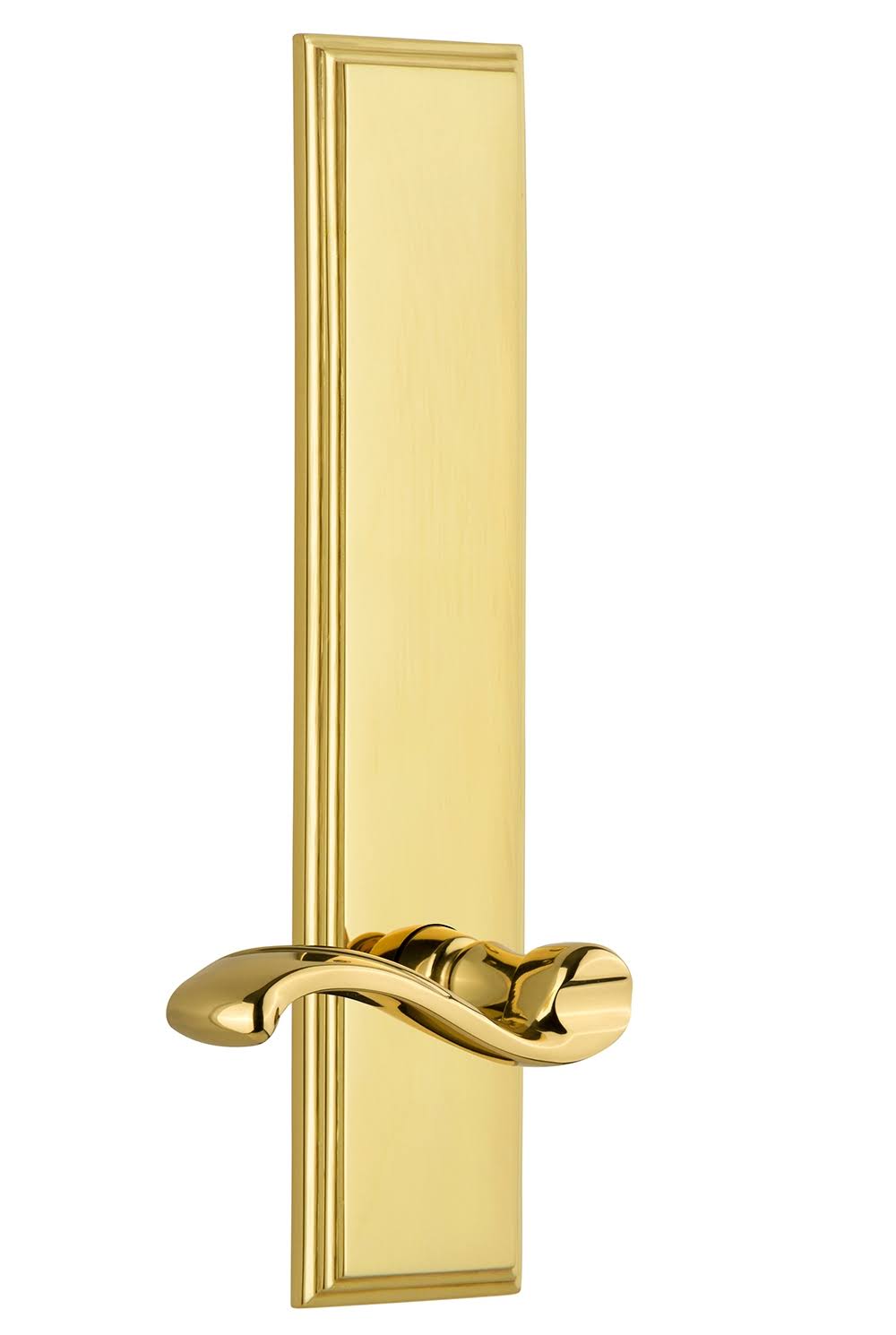 Lifetime Brass Tall Plate Lever F44952