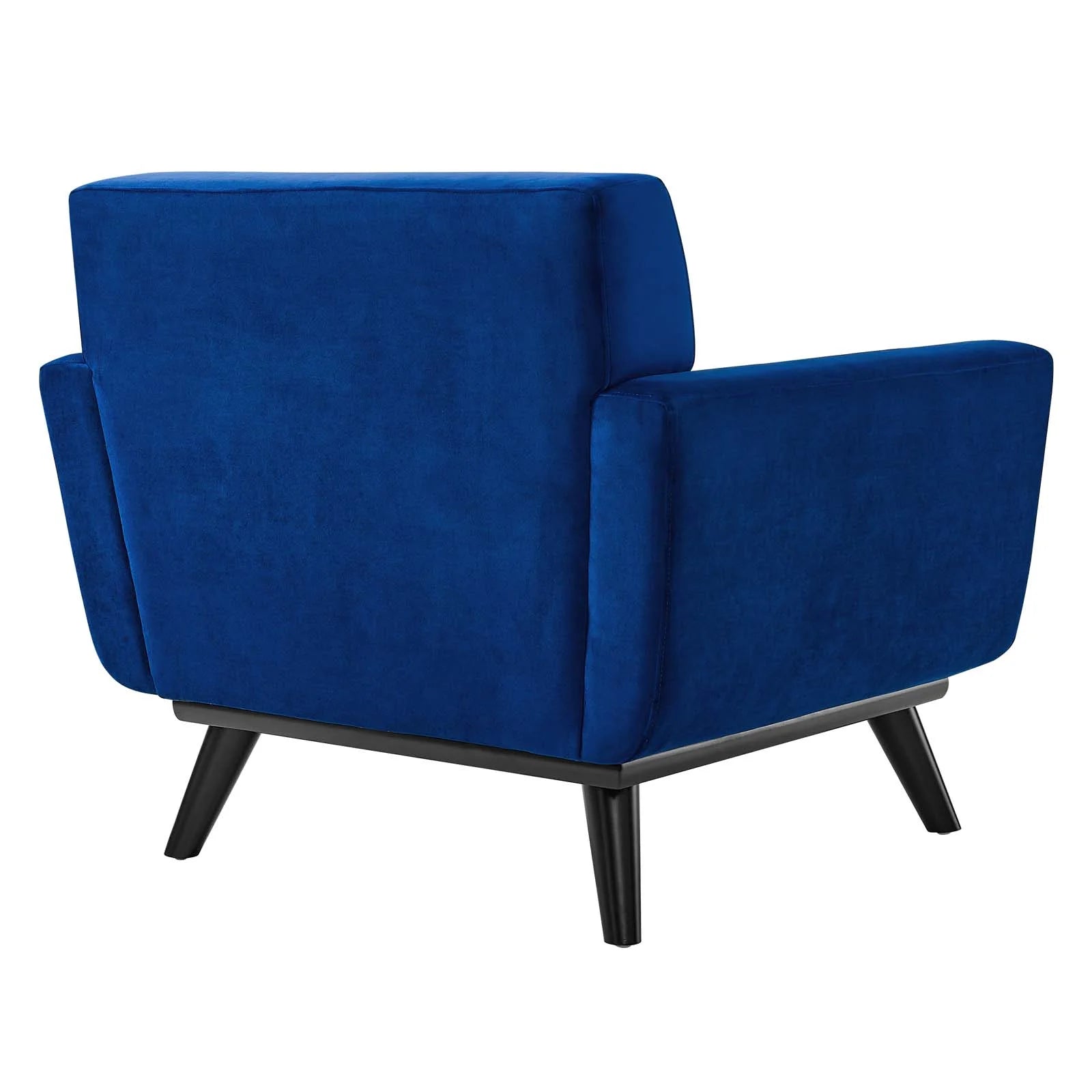 Navy Performance Velvet Armchair N72825