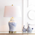 Blue/White Ceramic LED Table Lamp A38407