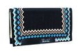 Black Teal Western Horse Saddle Pad H59755