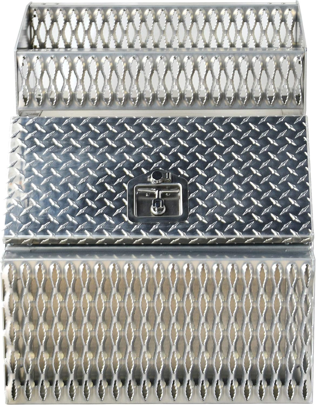 Heavy Duty Aluminum Semi Truck Side Storage Saddle Step Box Y3813