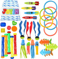 30 Pcs Diving Pool Toys with Storage Bag G92447