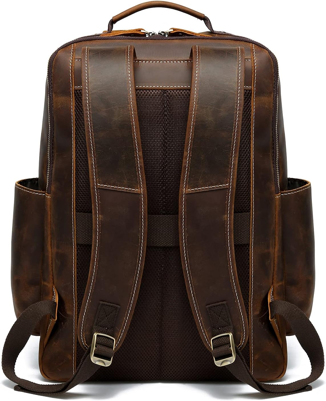 Vintage Full Grain Leather Backpack R7935