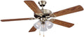 52in Ceiling Fan with Light Kit N684407