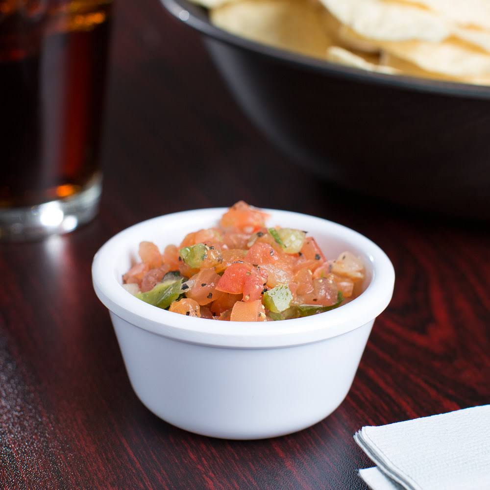 3 oz. White Melamine Ramekin W3663
