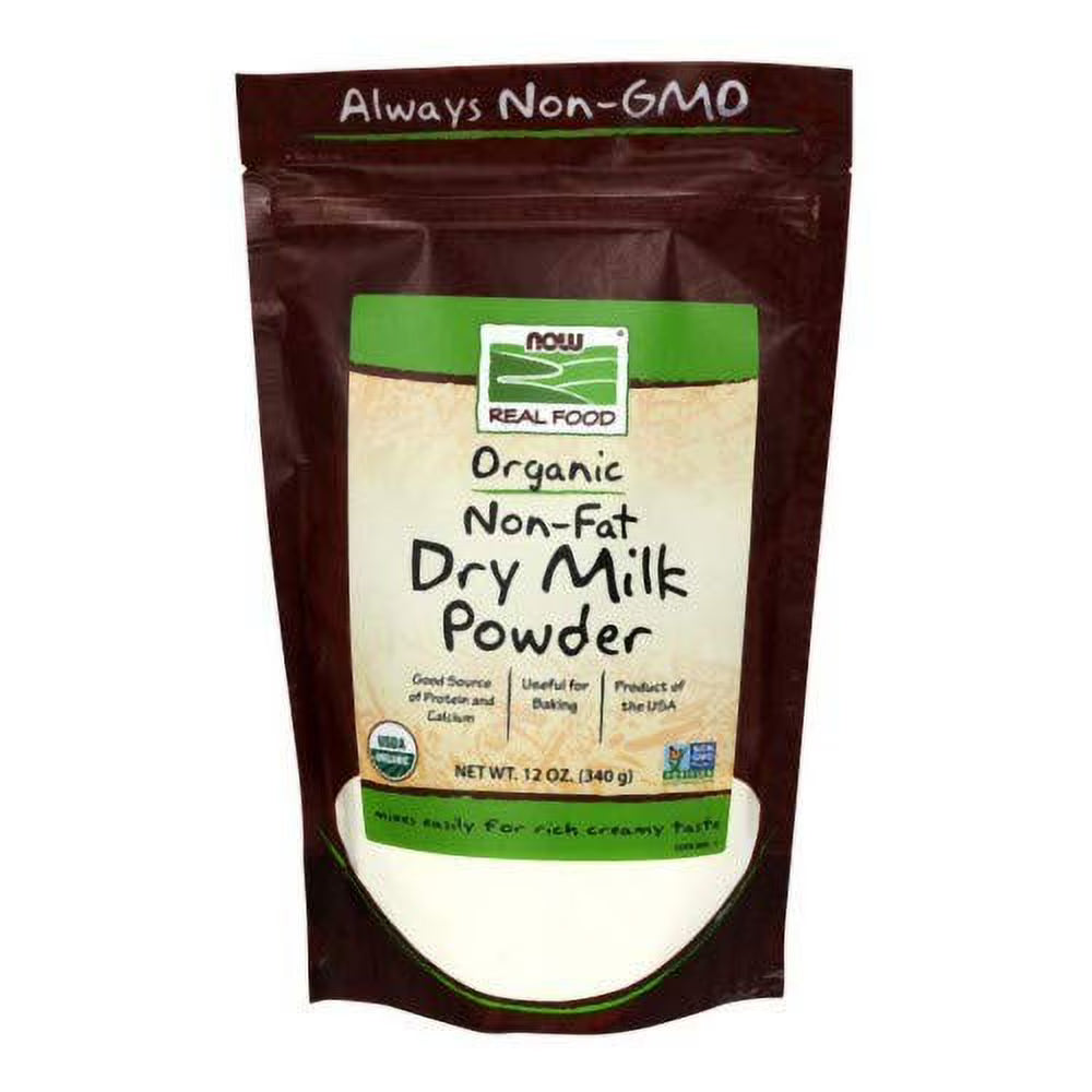 Organic Non-Fat Dry Milk, 12 Oz, Pack Of 3 D458173