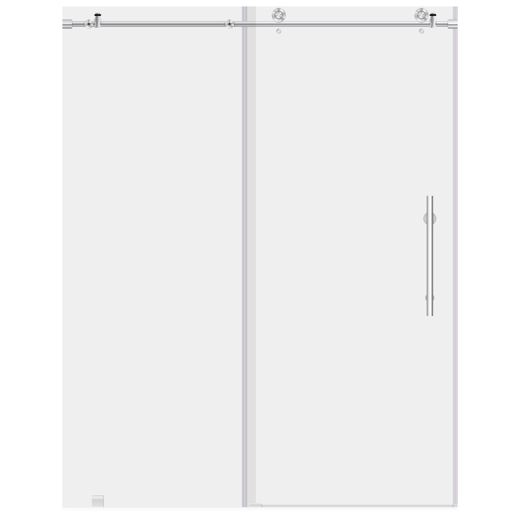 Frameless Sliding Shower Door Chrome Q801247