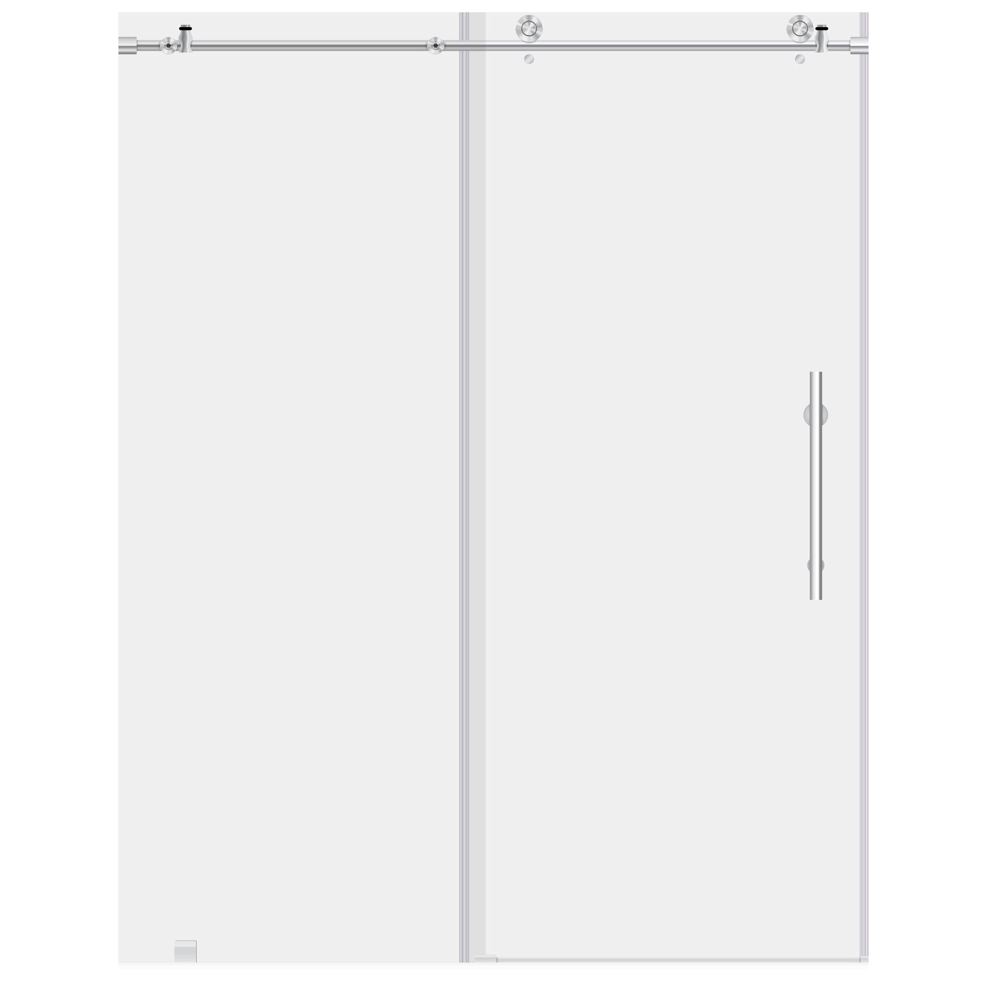 Frameless Sliding Shower Door Chrome Q801247