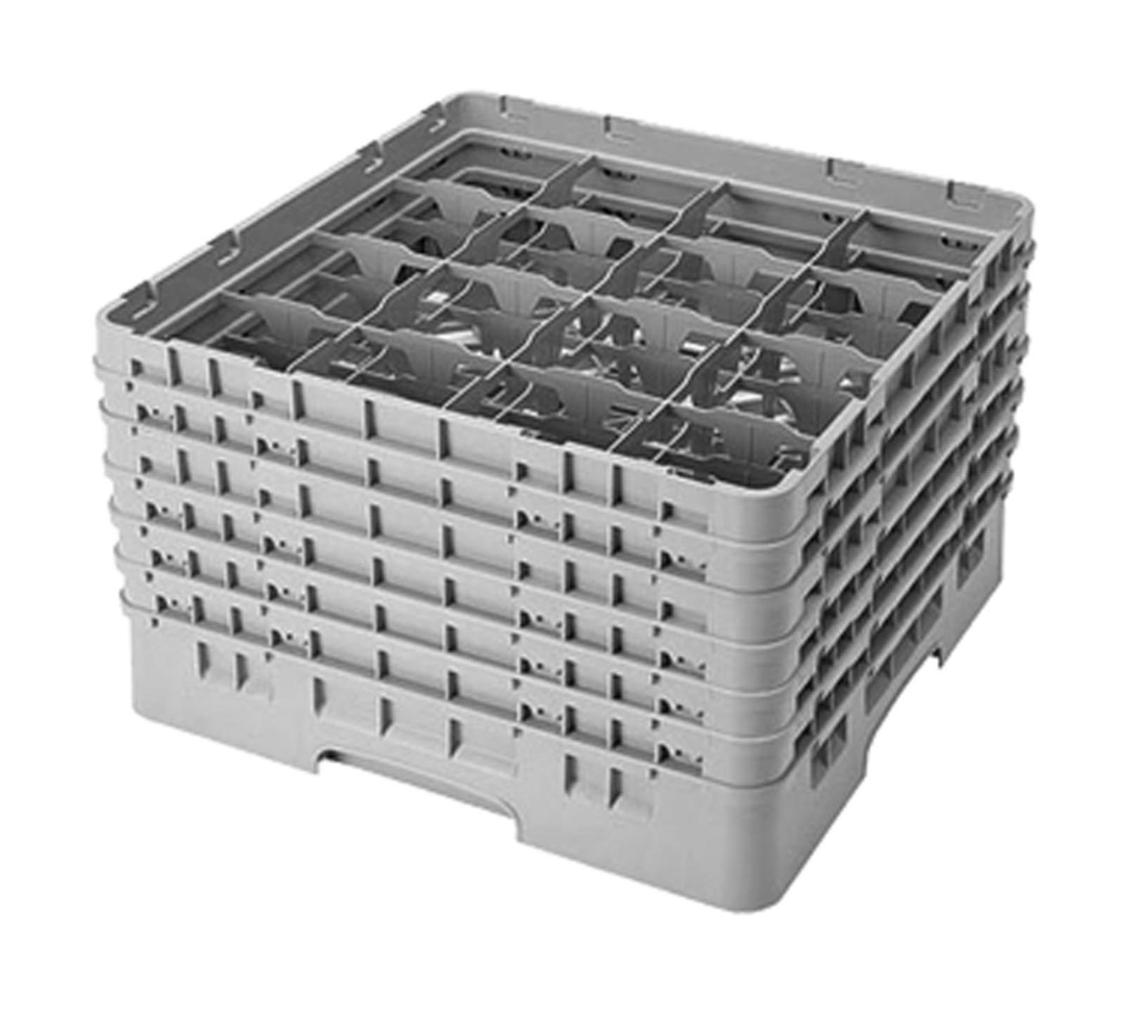 Navy Blue 16 Compartment Full Size Glass Rack L3990