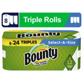 8 Triple Rolls White Paper Towels A34483