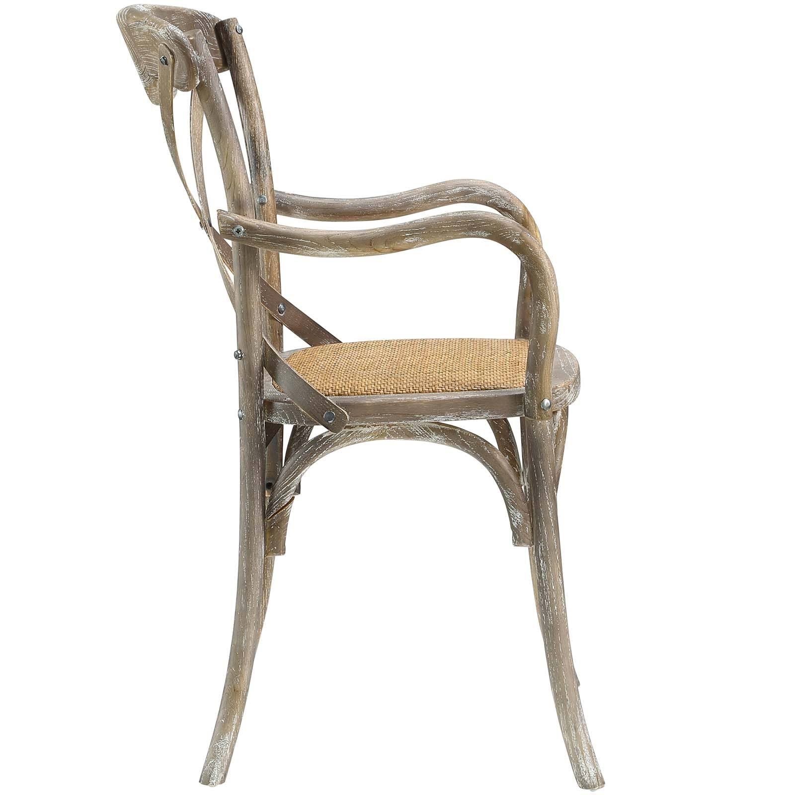 Walnut Dining Armchair Set of 2 N4844