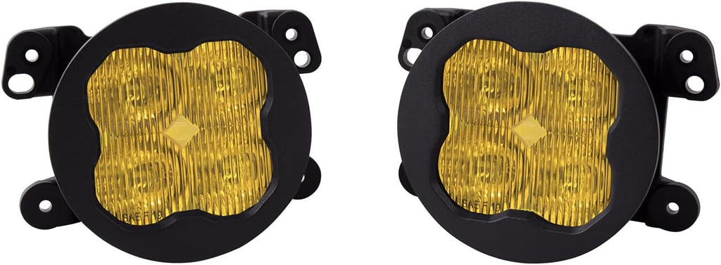 SS3 LED Fog Light Kit for Jeep JL Wrangler Rubicon w/Steel Bumper, White SAE/DOT Driving Pro V790