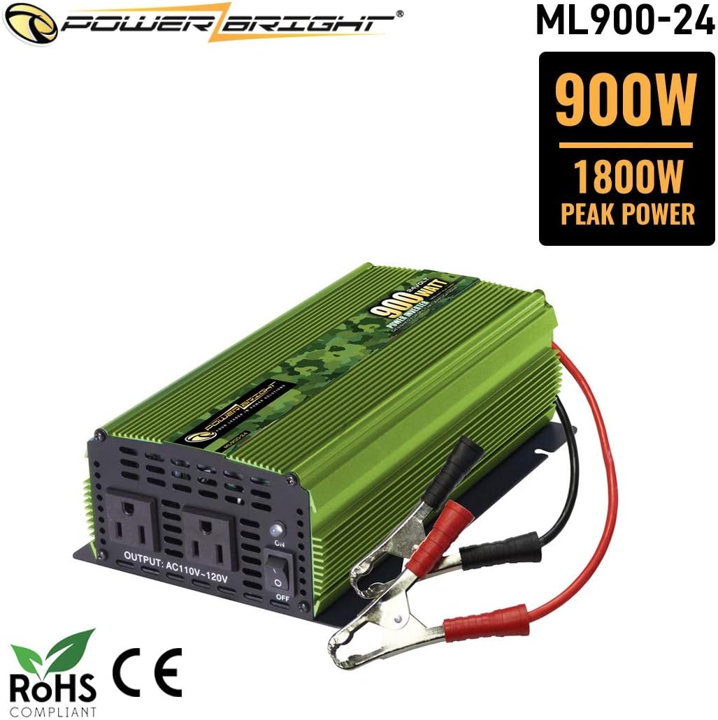 2300 Watt 24V Power Inverter with Dual 110V AC Outlets O3731