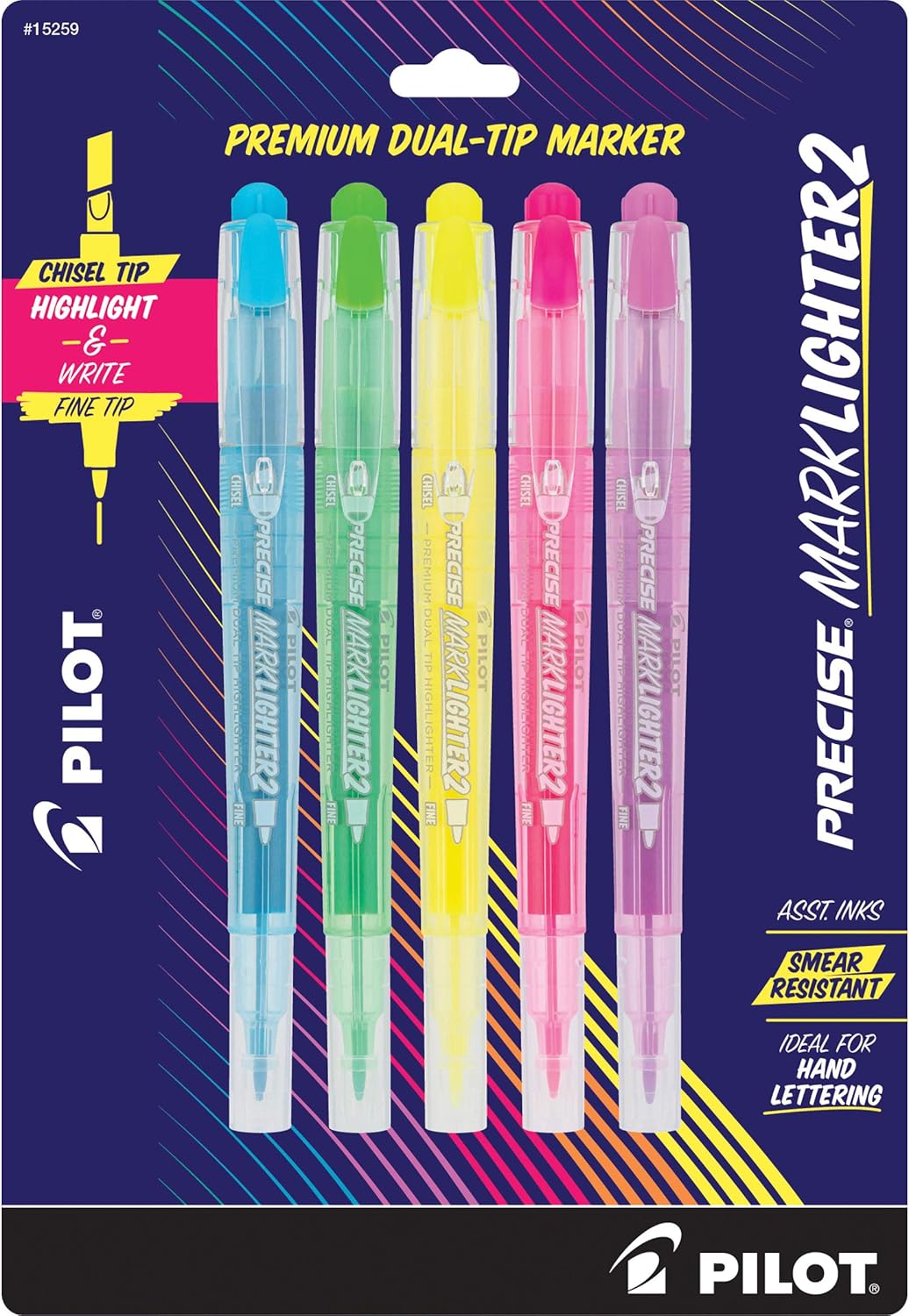 36 Count Dual Tip Highlighters P178