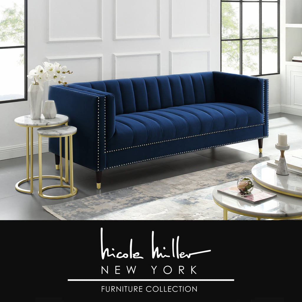 Velvet Club Chair or Sofa with Metal Legs F566
