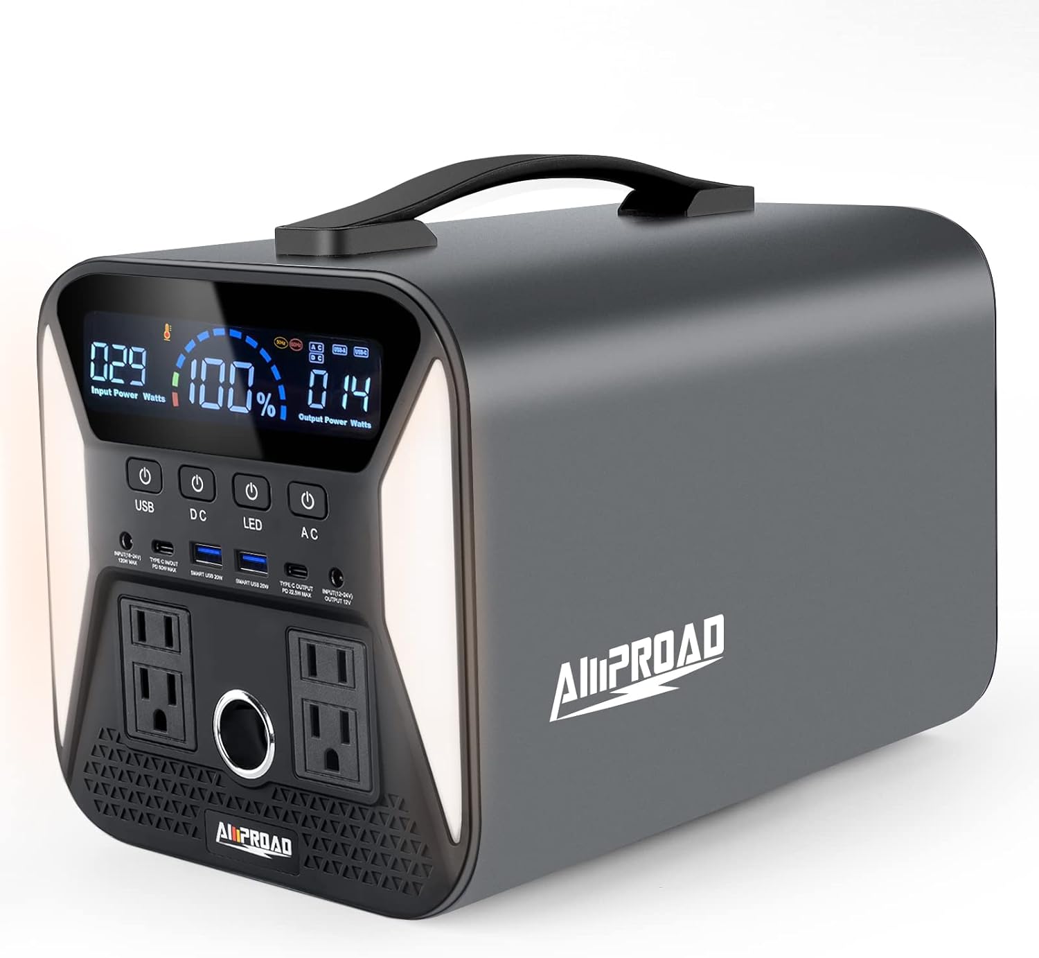 Portable Power Station 300Wh with AC/DC/QC USB Ports C7470