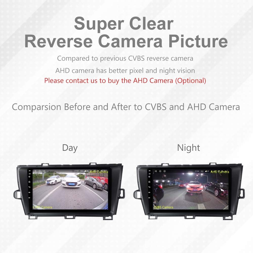 9 inch Capacitive Touch Screen Car Stereo with Bluetooth for Toyota Prius 2010-2015 B82256