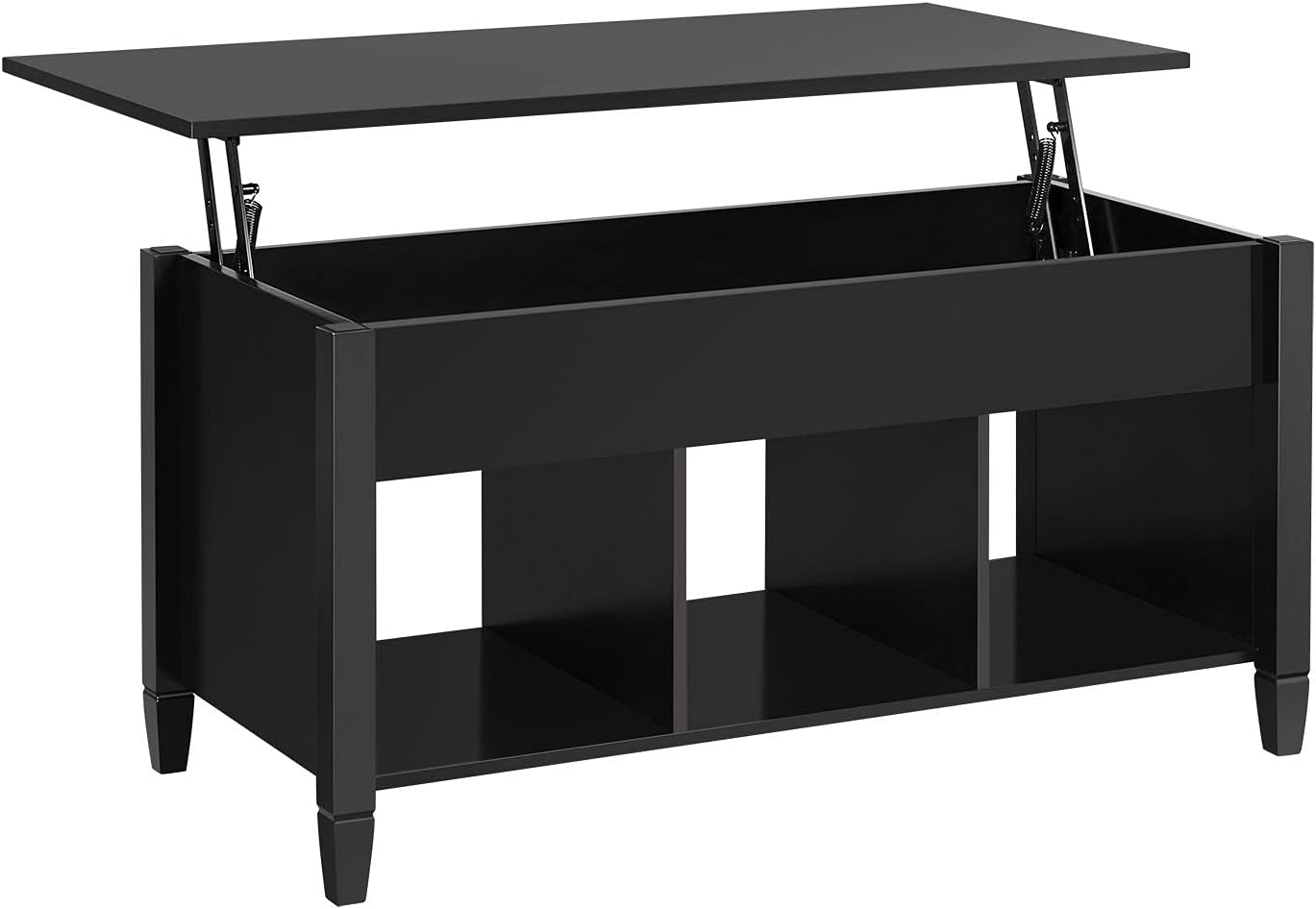 White/Oak Lift Top Coffee Table with Hidden Compartment Q551471