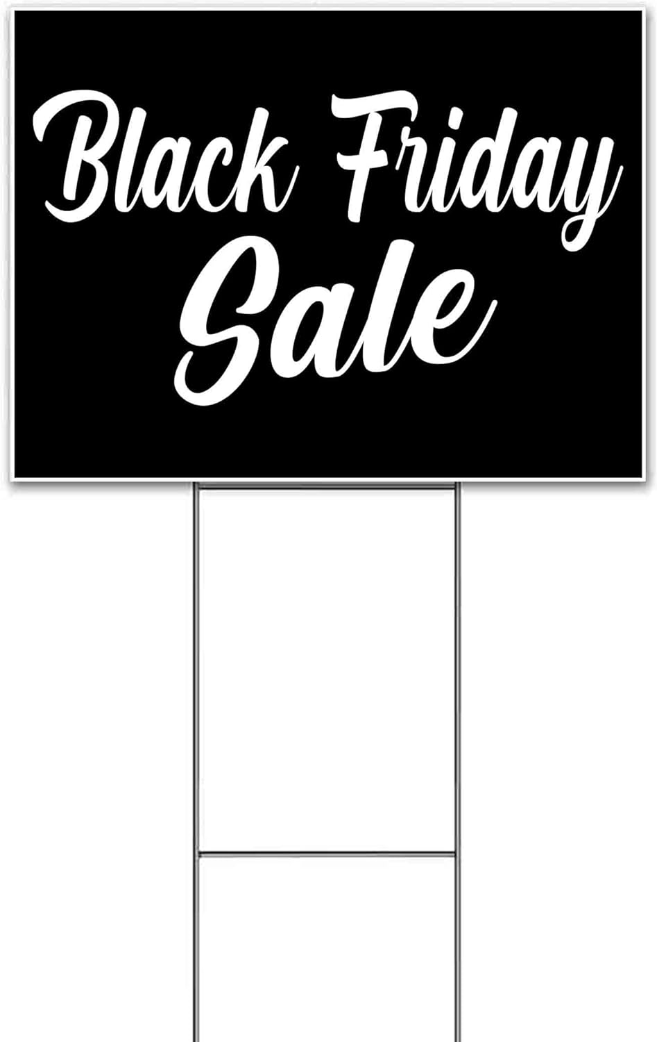 Yard Sign with Metal Step Stake N947200