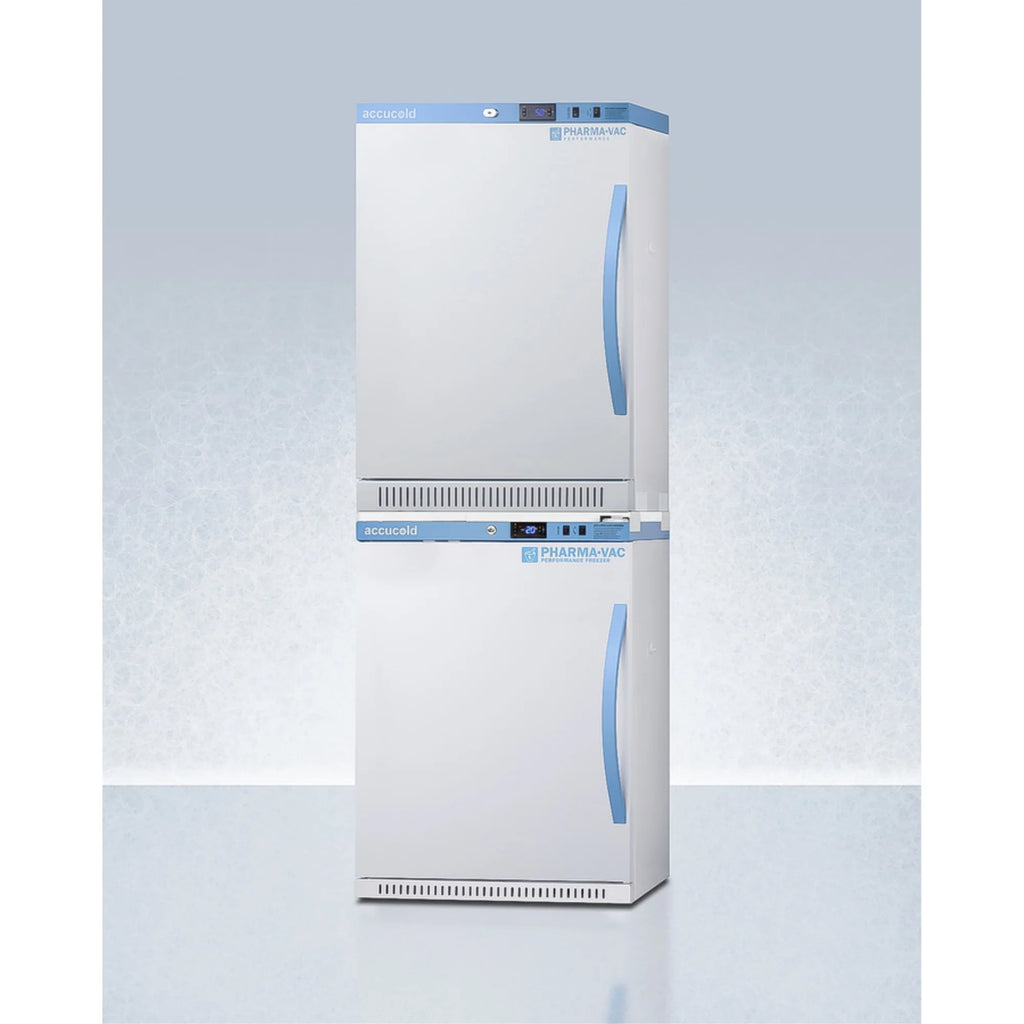 Pharma-Vac stacked vaccine refrigerator/freezer combination P102621