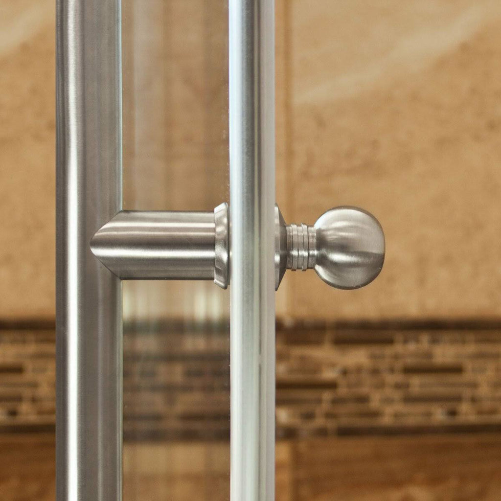 Frameless Sliding Shower Door Chrome Q801247