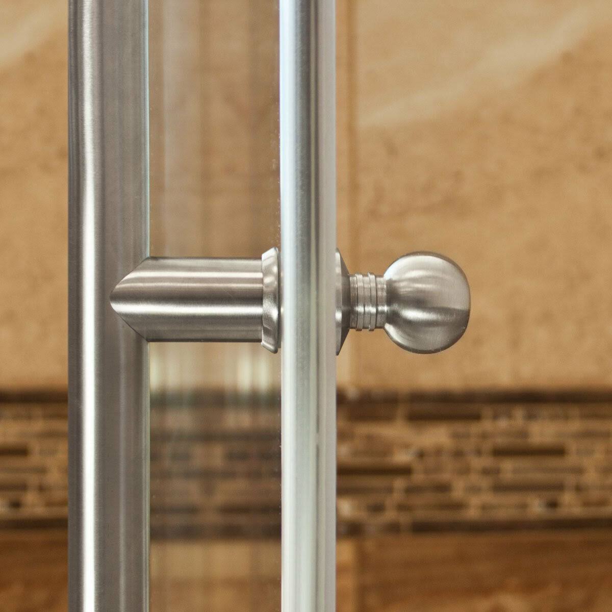 Frameless Sliding Shower Door Chrome Q801247