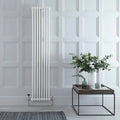 White Cast Iron Style Radiator H120