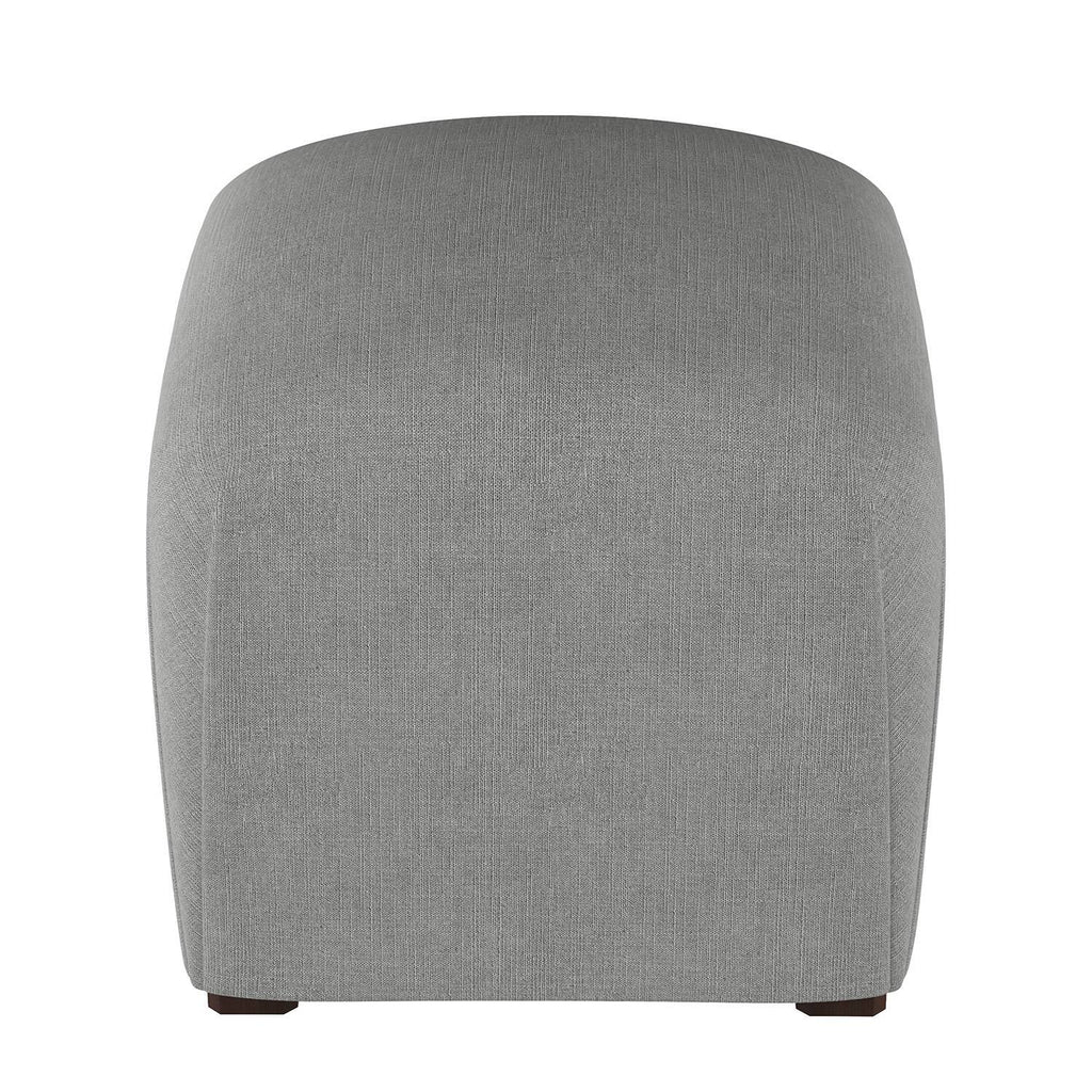 Platinum Microsuede Ottoman O6328