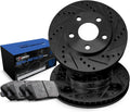 Rear Brakes and Rotors Kit, Semi Metallic Brake Pads and Rotors Z4511