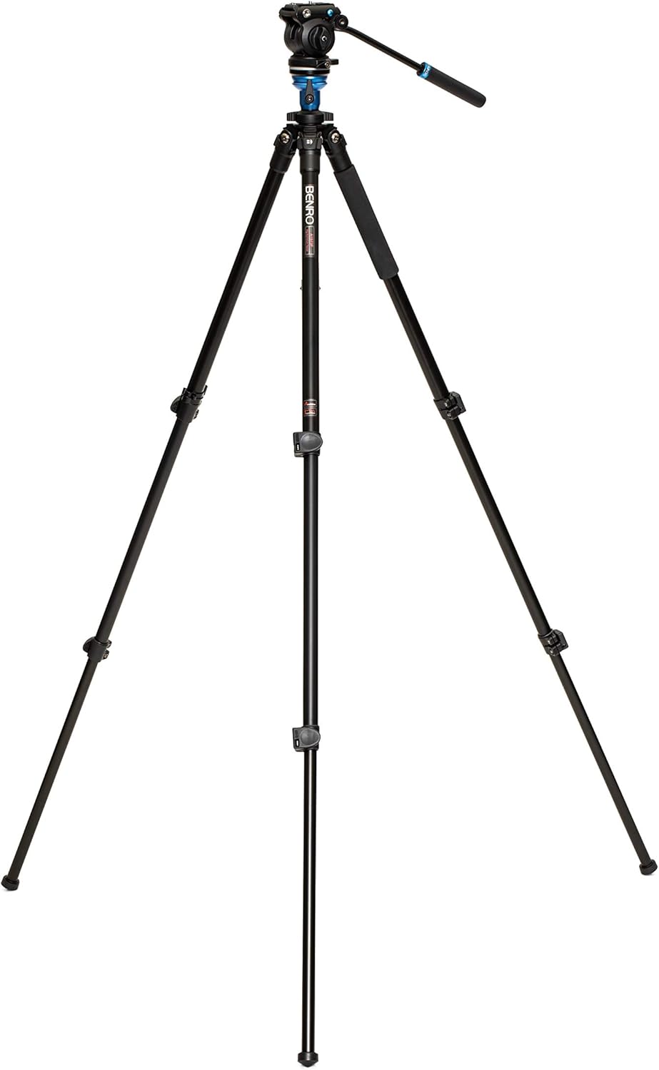 Aluminum Video Tripod with Fluid Video Head and Carrying Case G7035