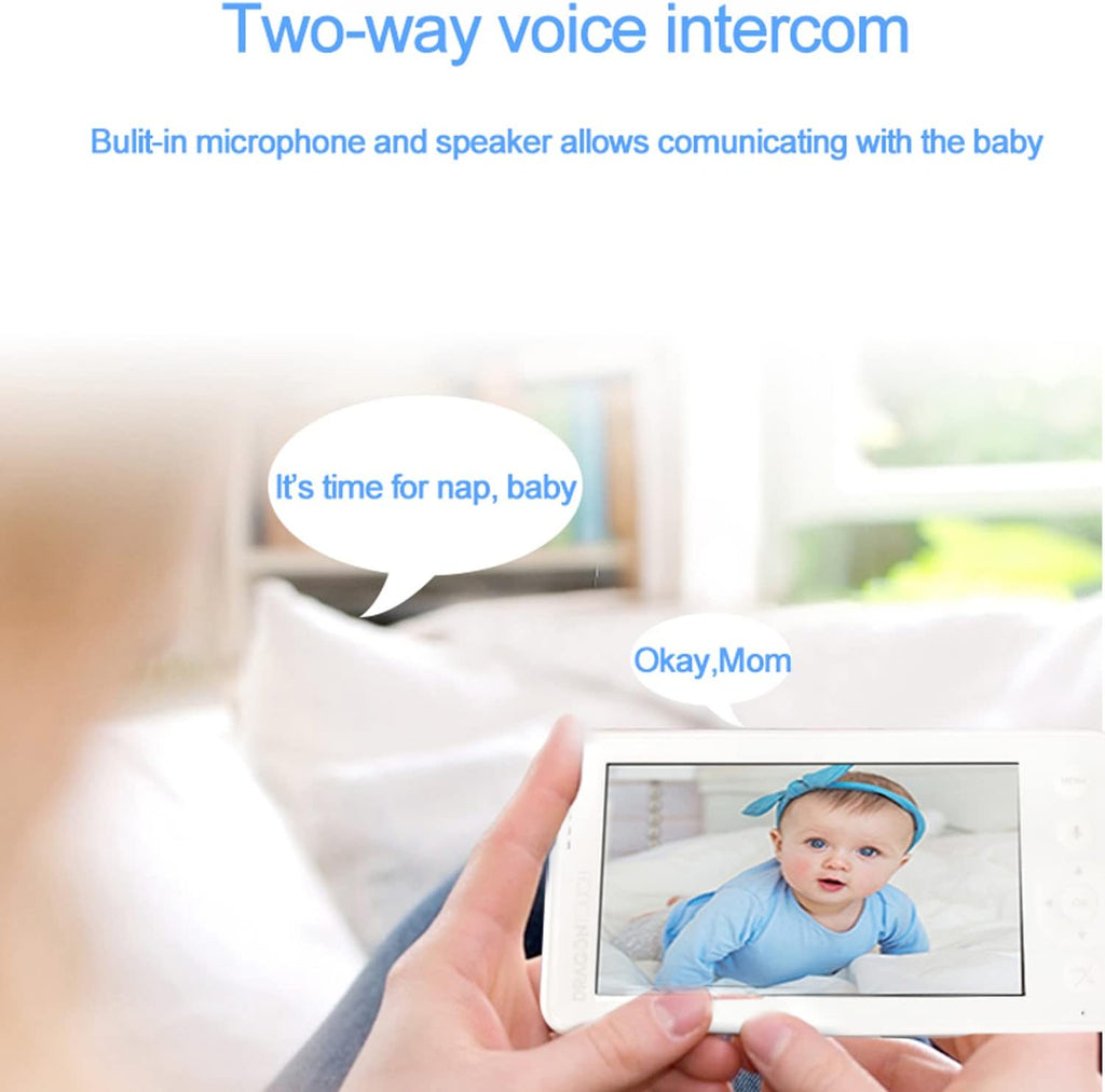 5 Inch LCD Video Baby Monitor with Camera and Audio U635772
