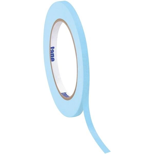 Light Blue 1/2x22 x 60 Yard Masking Tape (72 Roll/Case) N14761
