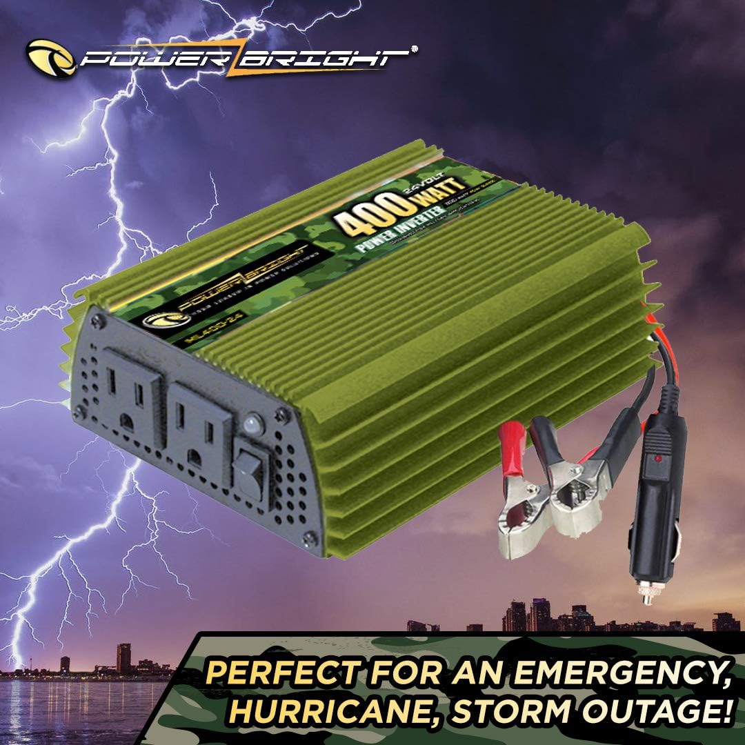2300 Watt 24V Power Inverter with Dual 110V AC Outlets O3731