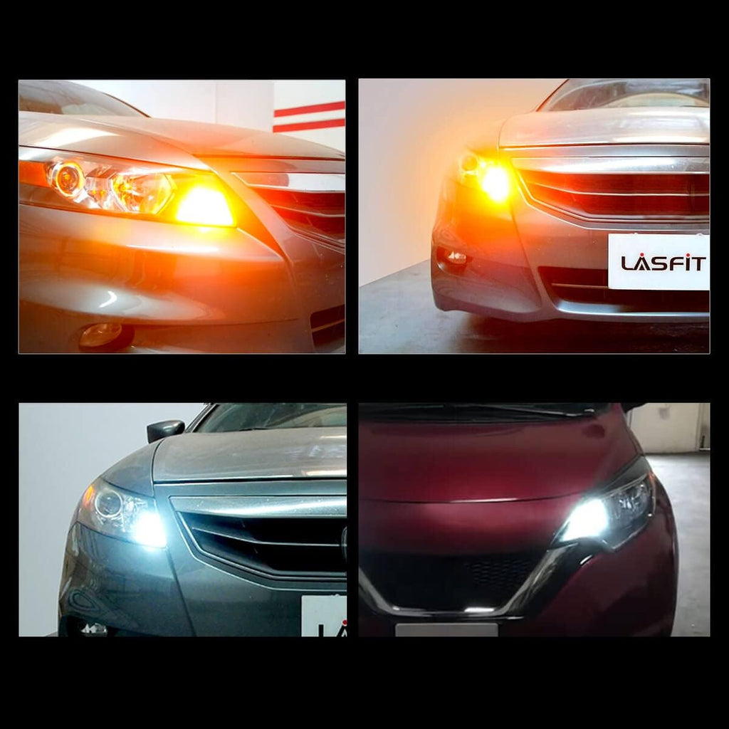 4257 LED Bulb Switchback Front Turn Signal Canbus Ready Amber Blinker White DRL (2 Pack) G19613