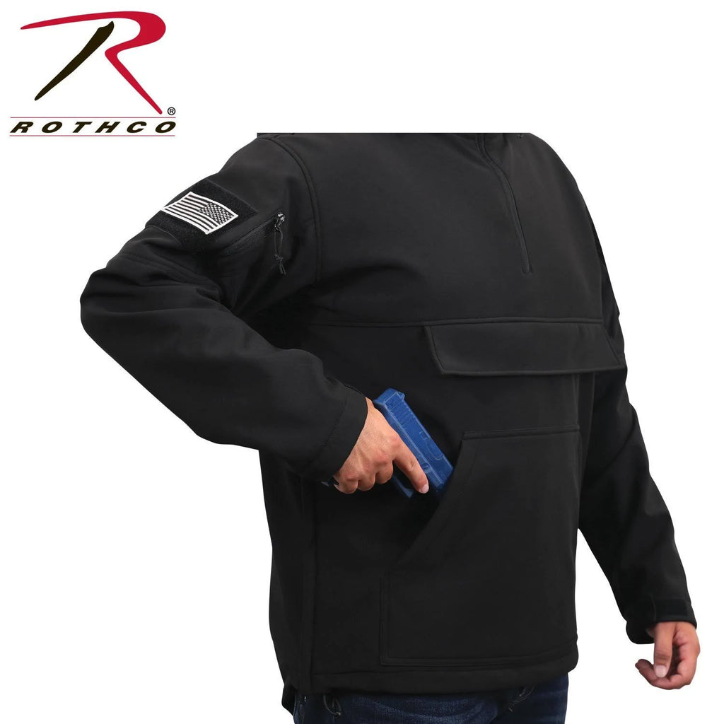 Black Soft Shell Anorak M883